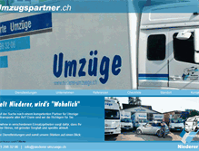 Tablet Screenshot of niederer-umzuege.ch